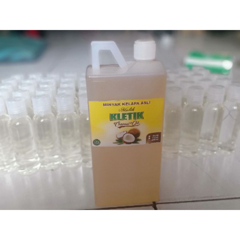 

minyak kelapa keletik 1 liter (1000ml)