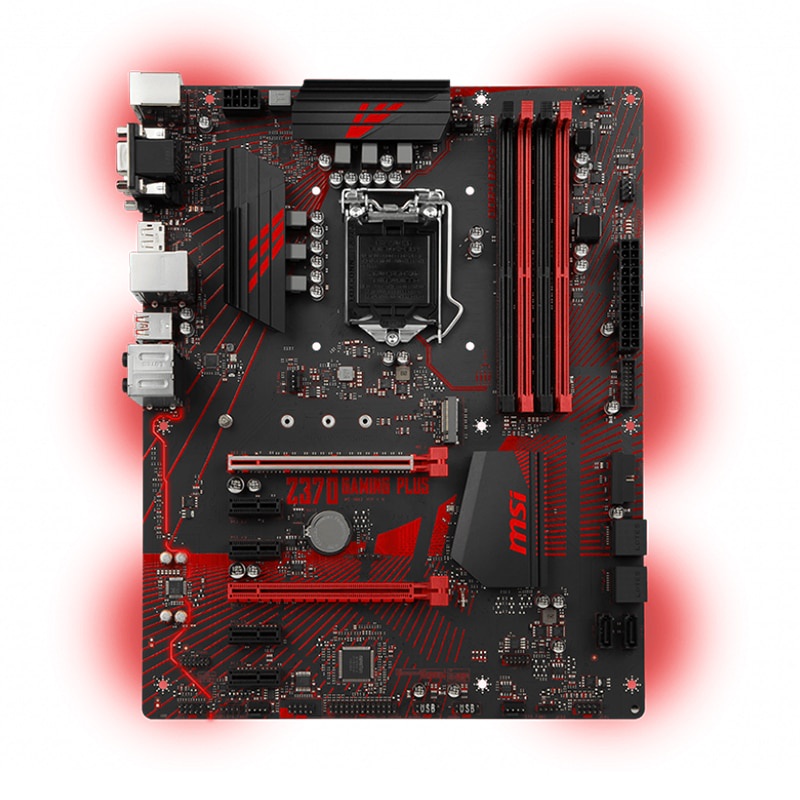 PREORDER MSI Z370 GAMING PLUS Motherboard 1151 Motherboard DDR4 Support Core i9 9900K i7 9700 Cpus 6