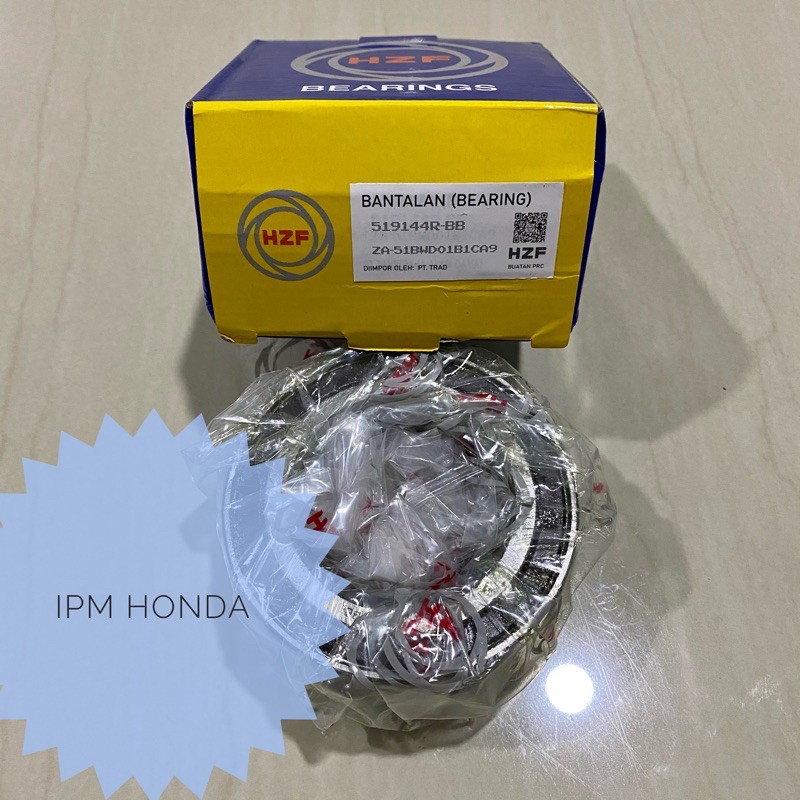 51BWD01 HZF / Unifar Bearing Lahar Laher Roda Depan Honda CRV GEN 3 RE RE1 RE3 2007 2008 2009 2010 2011 2012 CRV GEN 4 RM RM1 RM3 2013-2017 HRV 2015-2021