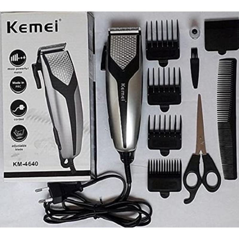 Mesin Cukur Rambut Listrik Original Kemei KM-4640 / Alat Cukur Rambut Elektrik / Clipper Kemei