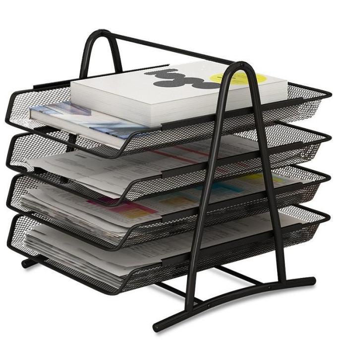 

Office & Stationery | Document Organizer | Shenar, Rak Dokumen Kertas 4 Susun / Tempat File Dokumen / Letter Tray | Best Seller