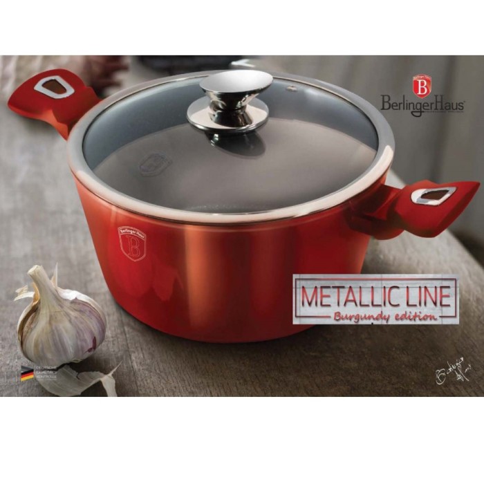 Panci Berlinger Haus Casserole with Lid Uk 20cm