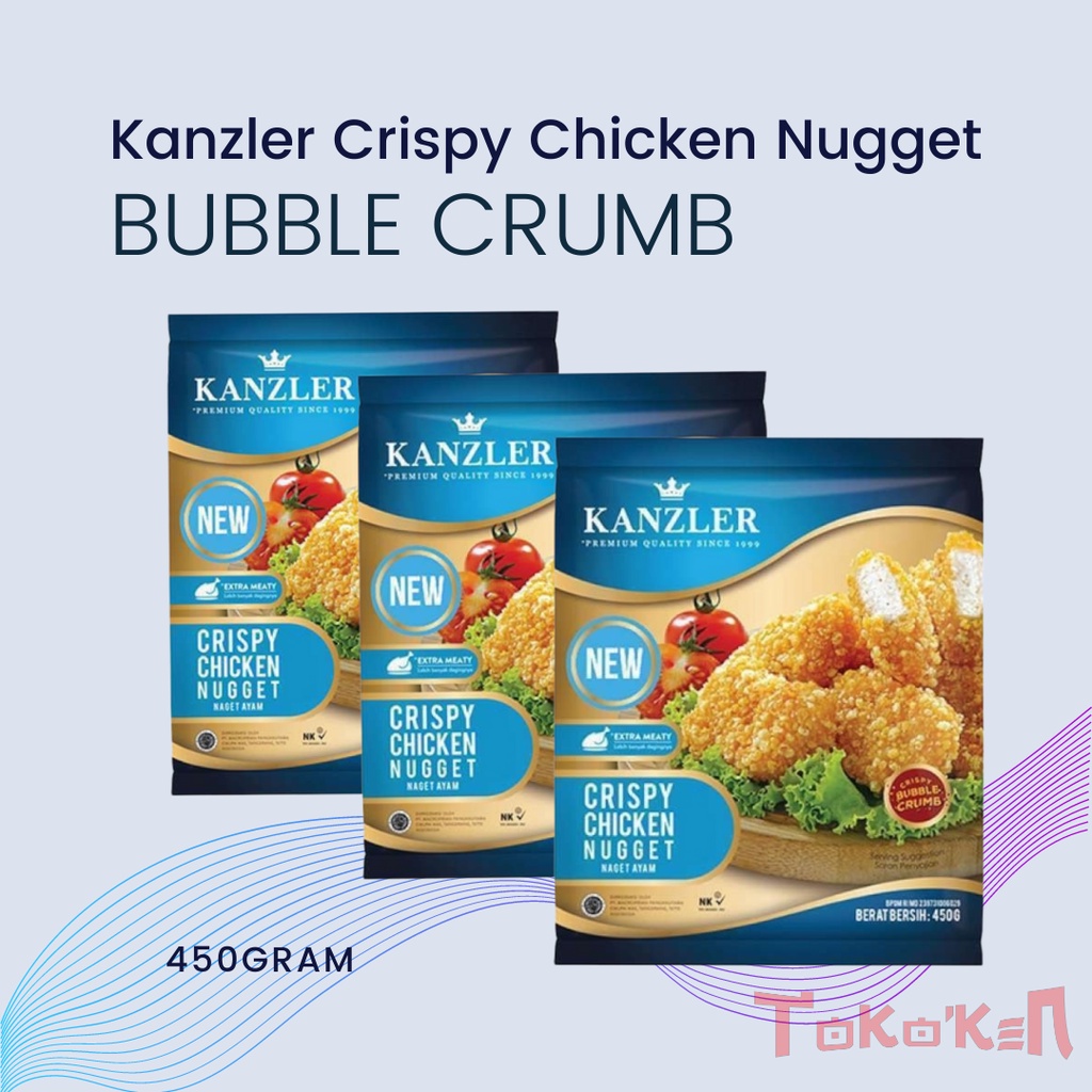 

KANZLER CRISPY CHICKEN NUGGET /NAGET CRISPI 450 GRAM