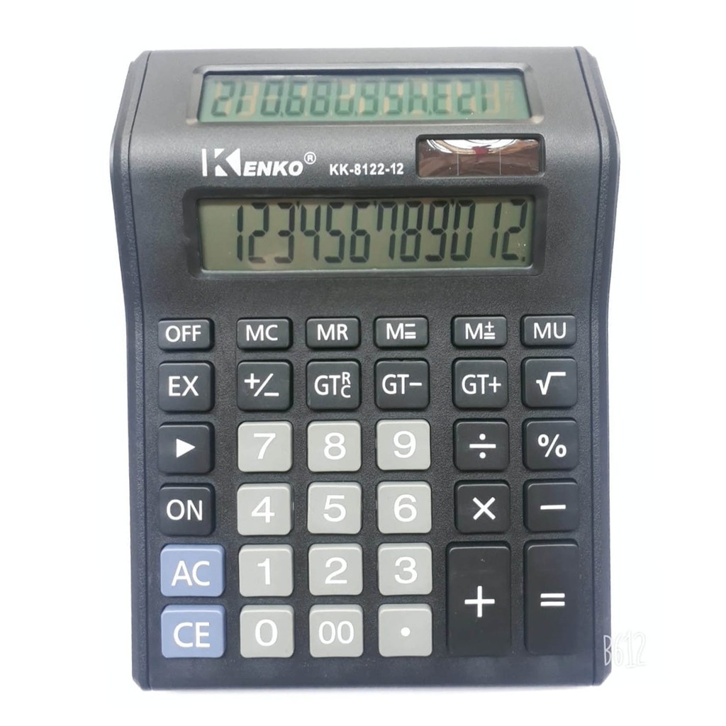 

Kalkulator KENKO KK 8122 - 12 Digit - 2 Layar - Kalkulator Bisnis - Kalkulator Dagang - Layar Besar
