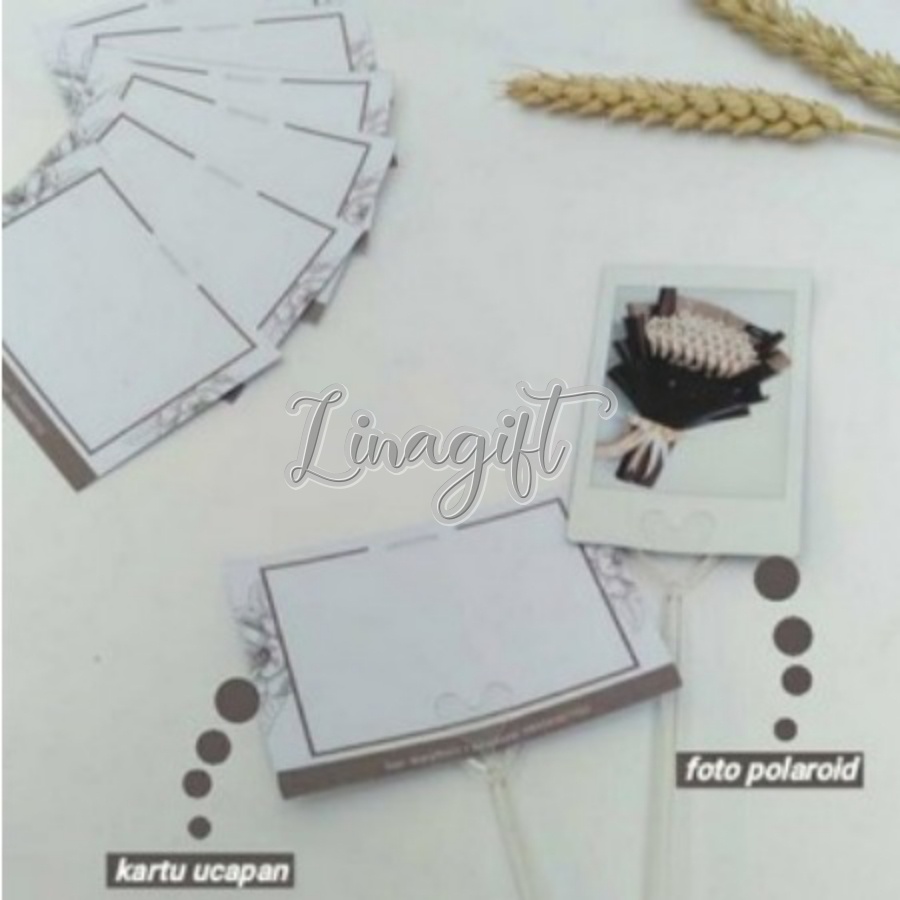 PLASTIC STICK CARD / PLASTIK KLIP KARTU UCAPAN / RANGKAIAN BUNGA / FLOWER CARD HOLDER / FLORIST / DIY BUKET BUNGA