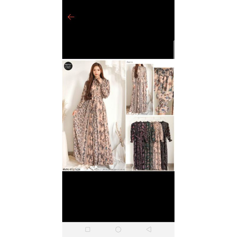 gamis plisket/gamis plisket motif/gamis plisket dada kerut/gamis plisket motif navy