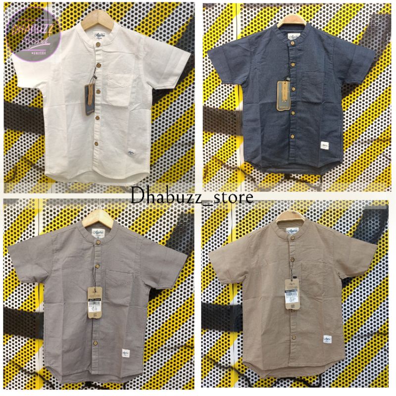 BAJU KEMEJA KOKO KEMKO ANAK LENGAN PANJANG KANCING FULL SOFT COTTON BY AGERA JUNIOR NEW TWILL