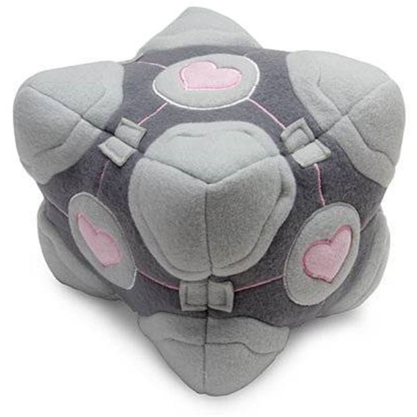 baby toys 15cm Game Portal 2 plush Weighted Companion Cube Plush Official Plush Toys Best Gift