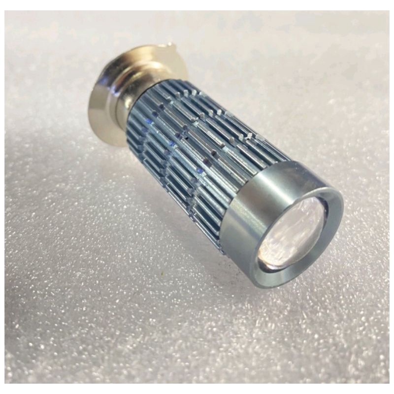 Lampu led depan H6 laser projector 2warna hi-low AC/DC Motor bebek matic