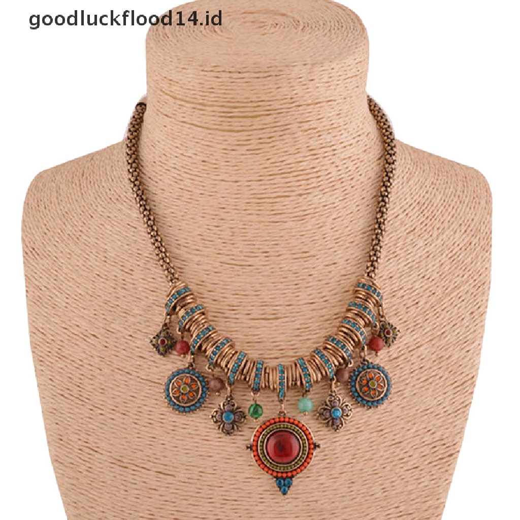 [OOID] New Gypsy Ethnic Tribal Turkish Boho Chain Bid Necklace Tassel Pendant Fringe ID