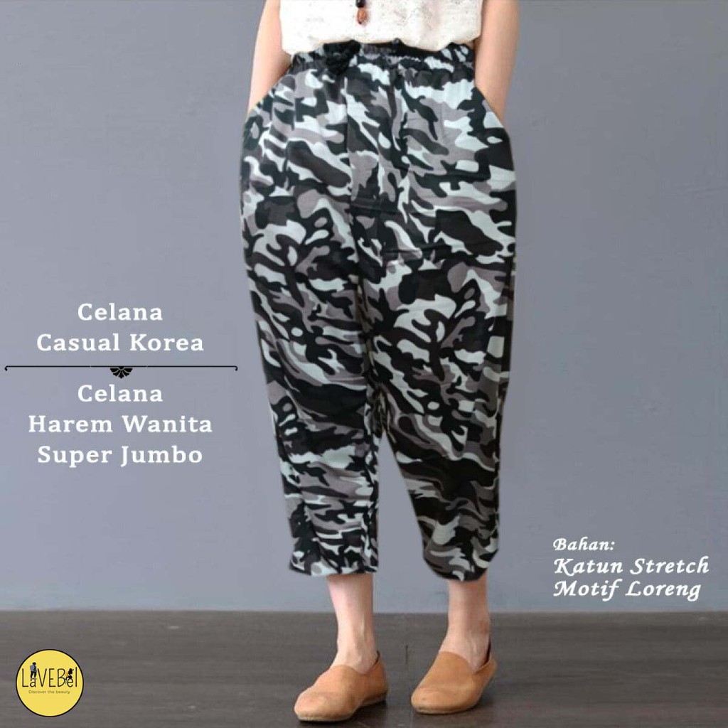 LVB Celana Wanita CASUAL KOREA HAREM/Celana Harem Wanita Super Jumbo/Celana Wanita Big Size/20056