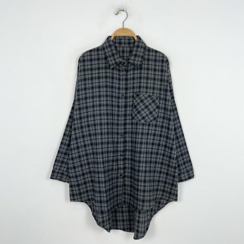 KIMBERLY FLANEL SHIRT / kemeja wanita-Foto5