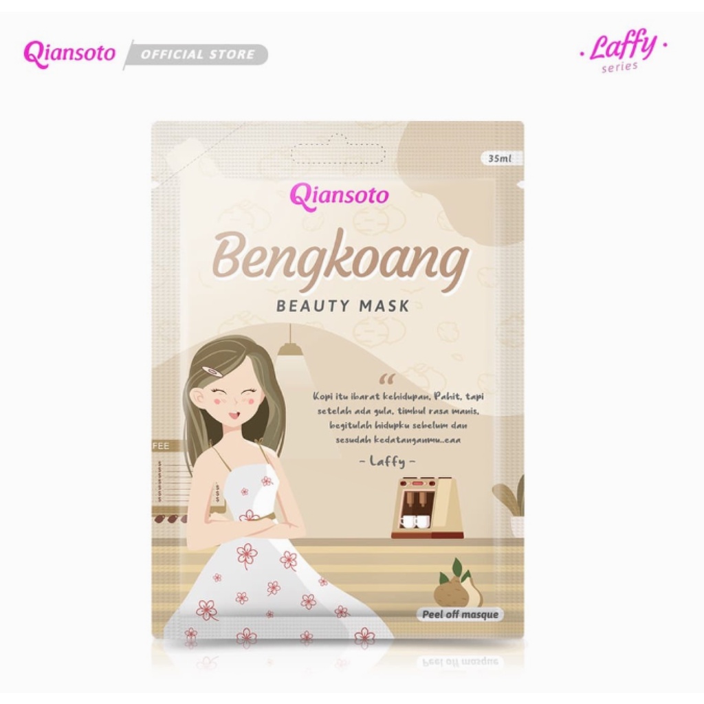 QIANSOTO Peel Off Mask All Series Masker lumpur Masker Peel Off QIANSOTO ALLVARIANT 1 BOX [ 6 SACHET