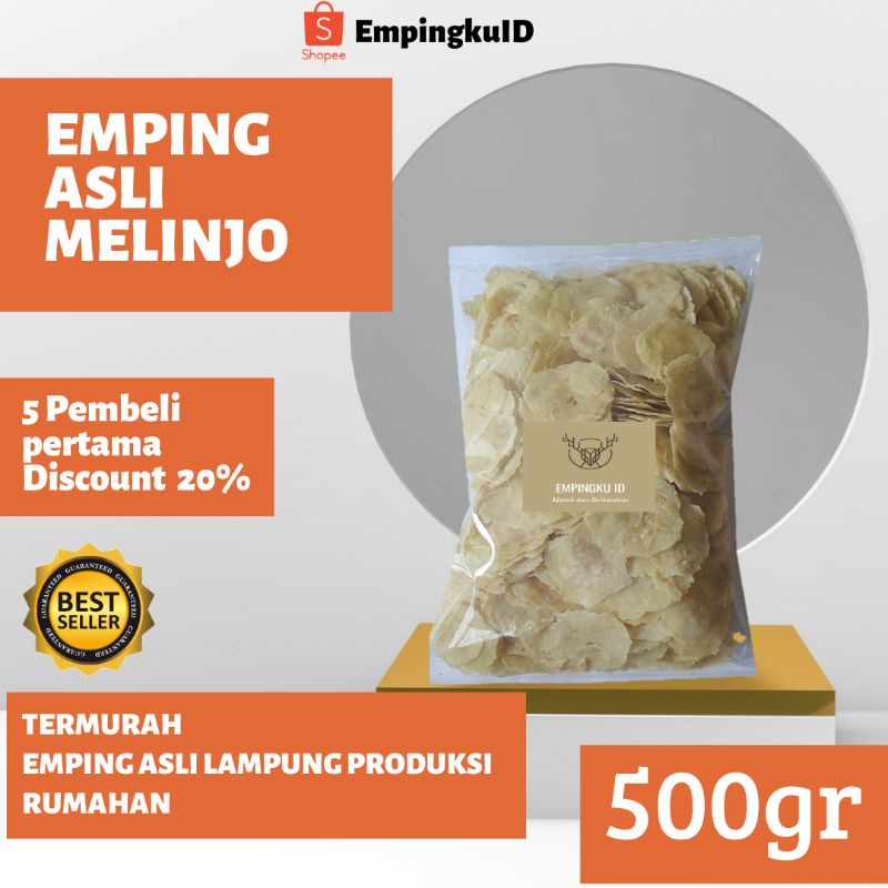 

Ready Stok Emping Melinjo Mentah | Emping Mentah | Emping Limpung | Khas Lampung | Emping Menes