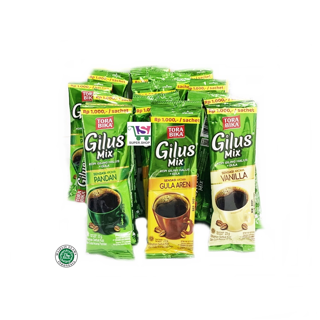 Tora Bika Gilus Mix Kopi Giling Halus (isi 10 pcs)