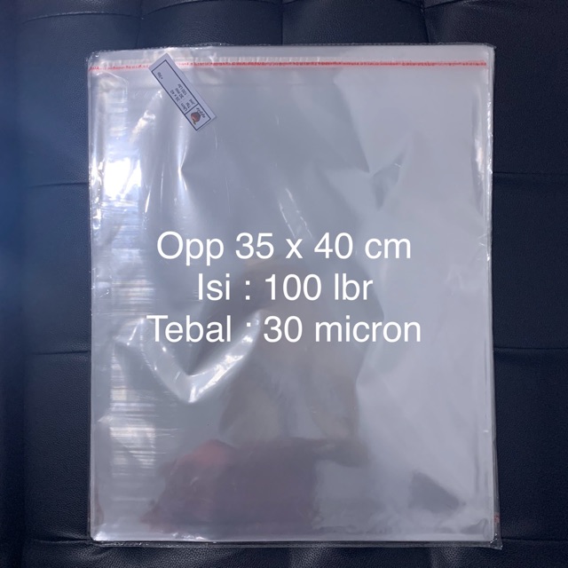 

Plastik opp lem tebal 03 35x40 35 x 40 seal 100 lembar pcs kaca 30 micron undangan bening murah