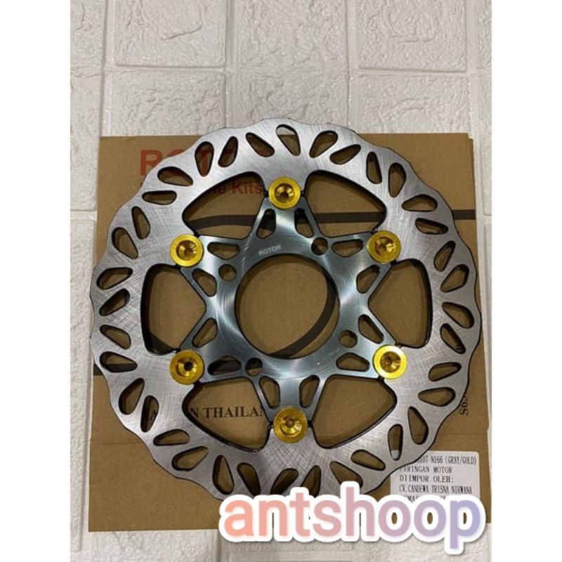 PIRINGAN Disc Brake Piringan Cakram Depan 220mm Beat Scoopy Vario 125 Mio Fino Xeon Jupiter Z Vega Zr Beat New Beat street Beat fi Genio Scoopy new  ANTSHOOP