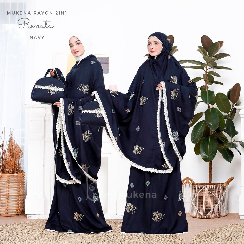 Mukena Dewasa Rayon 2in1 Renata