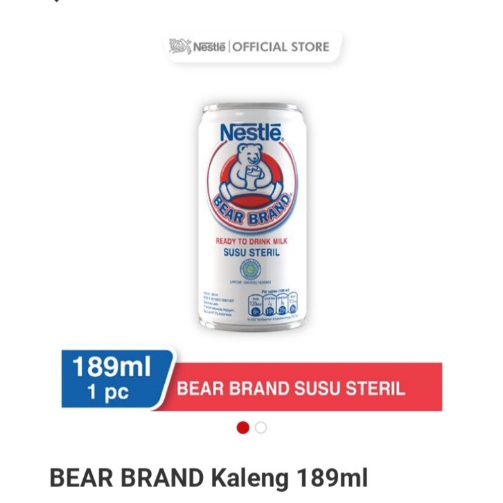 

Bear Brand Ori Can 189ml