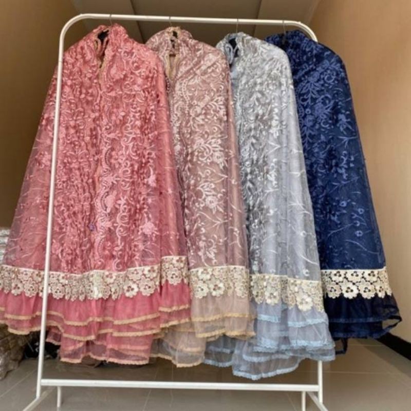 Mukena Brokat Mewah Mukena Hantaran Tas Behel Besi