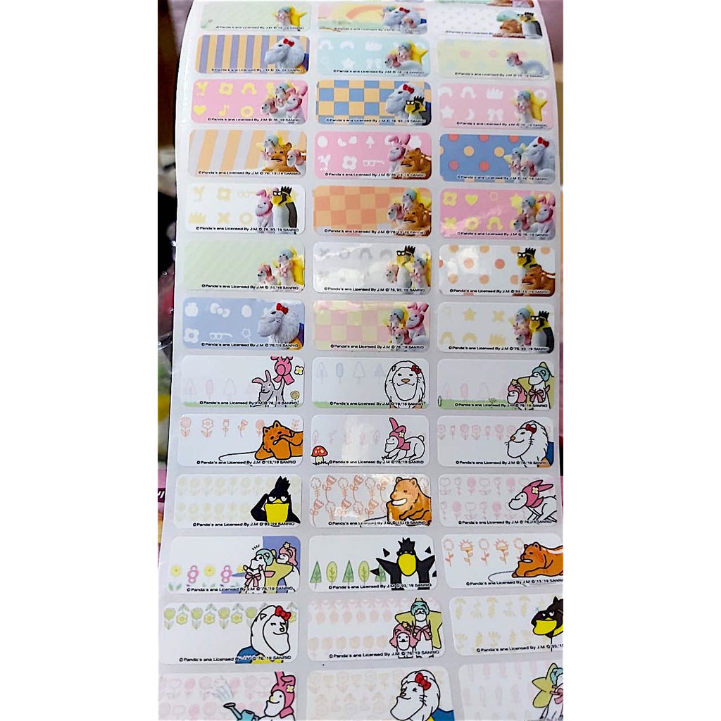 

Label / Sticker nama waterproof Premium Shekurel Planet Ori