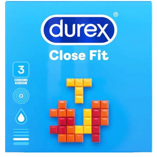 Durex Kondom Close Fit - 3 Pcs