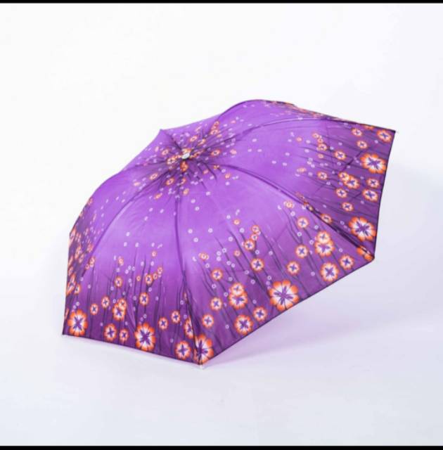Payung lipat 3 motif / bunga bahan satin / kokoh / harga grosir / murah 777 4U CLOTHING