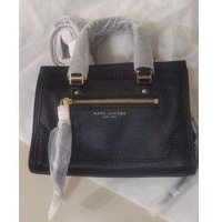 Restock Tas Wanita Marc Jacobs MJ Mini Cruiser Satchel Bag Color Black Original