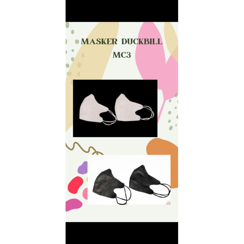 Masker Duckbill Kain Bisa Di Cuci 4ply