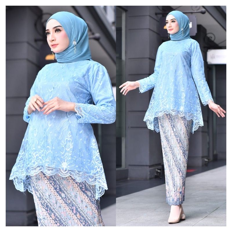 BA SETELAN KEBAYA TUNIK TULLE//KEBAYA WISUDA//KEBAYA PESTA//KEBAYA MODERN BY BA