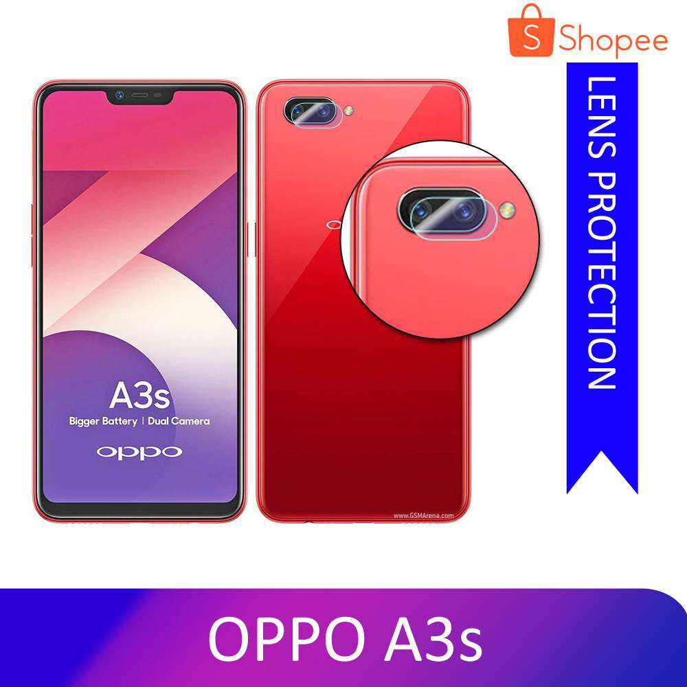 Tempered Glass Kamera OPPO A3S Pelindung Kamera Bahan kaca