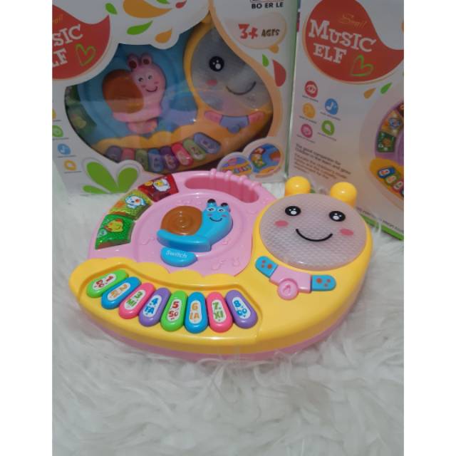 (Bisa COD) MEDAN Mainan Piano Anak Snail/Mainan Edukatif/Mainan Anak Murah Berkualitas/Hadiah Batita