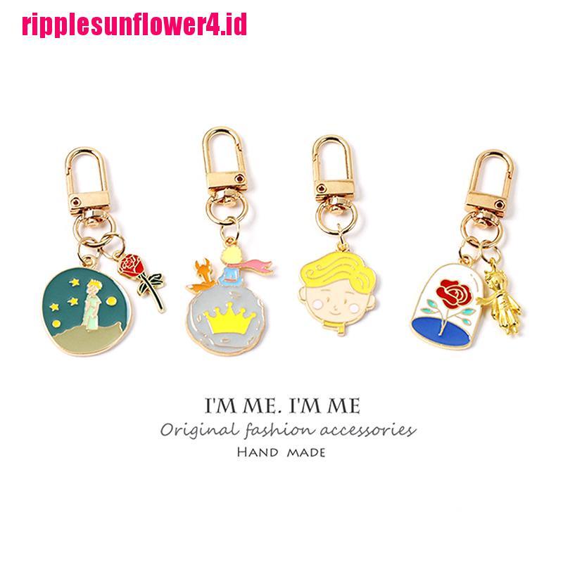 1pc Gantungan Kunci Bentuk Pangeran Kecil / Rubah / Planet