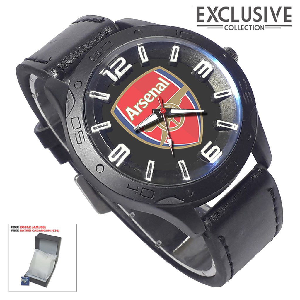 Jam Tangan ARSENAL Kalep Hitam (Exclusive)