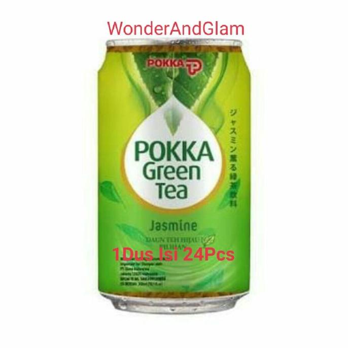 

Pokka Green Tea Kaleng 300 ml / Pokka Jasmine Green Tea Kaleng 300ml