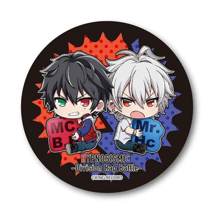Hypnosis Mic - Gyugyutto Tin Badge Pair ver. Ichiro & Samatoki