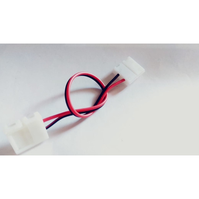 [DEV-9173] KABEL JEPIT 2SISI LED STRIP 5050 SINGLE COLOUR 10MM+2JEPITAN