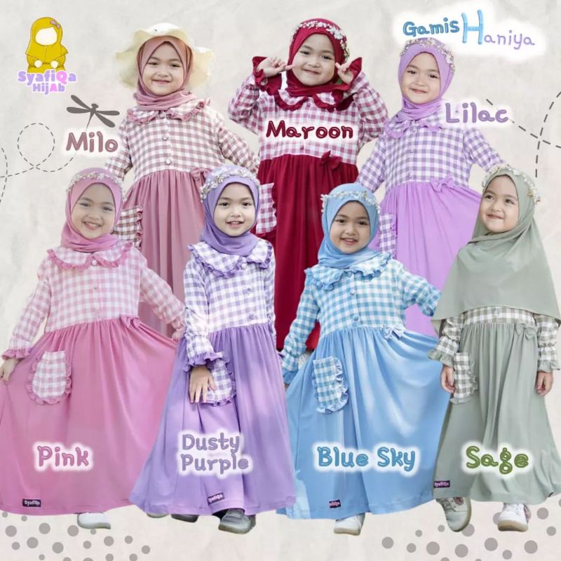 GAMIS ANAK HANIYA BY SYAFIQA HIJAB