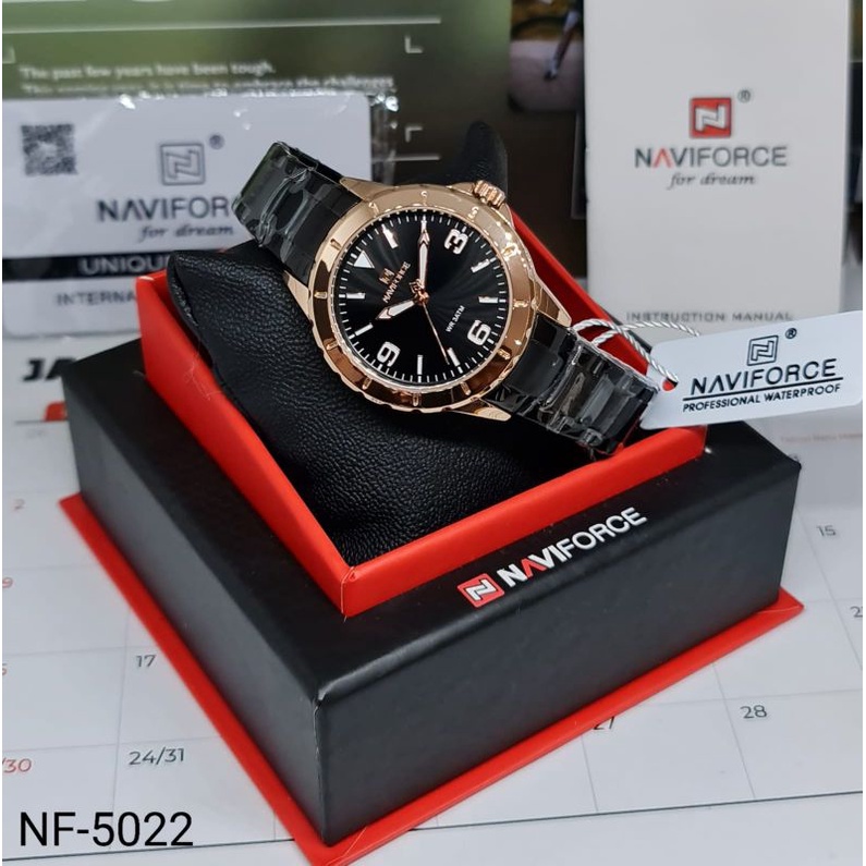 Jam Tangan Wanita Naviforce NF 5022 L Original Jam Cewek mewah