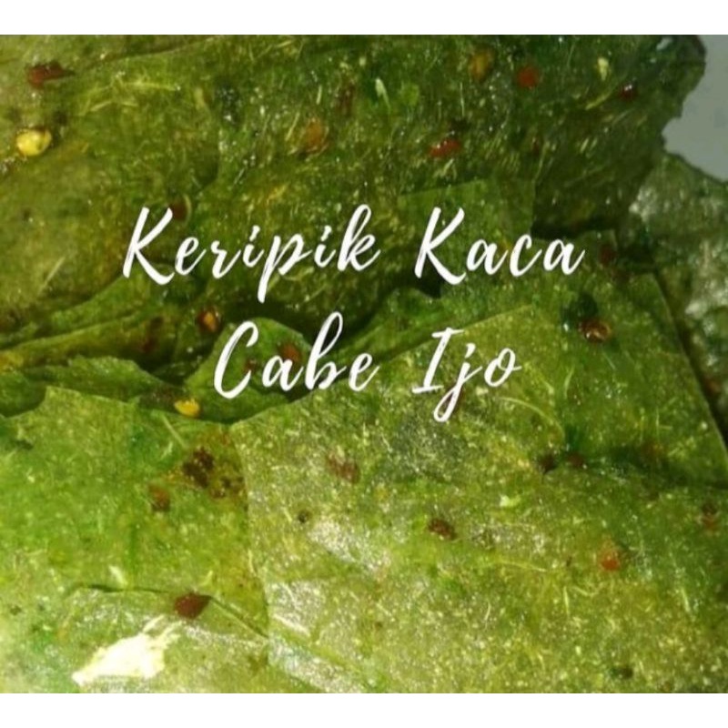 

keripik kaca cabe ijo daun jeruk 250gram #kripca #kripik kaca