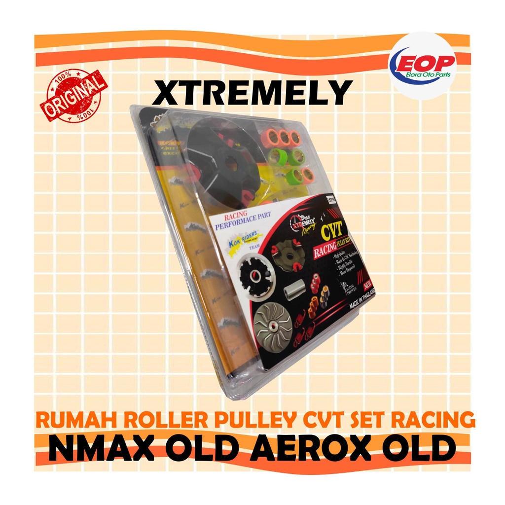PULLEY SET ROLLER PER SENTRI NMAX OLD AEROX OLD XTR XTREMELY RACING 100% ORI