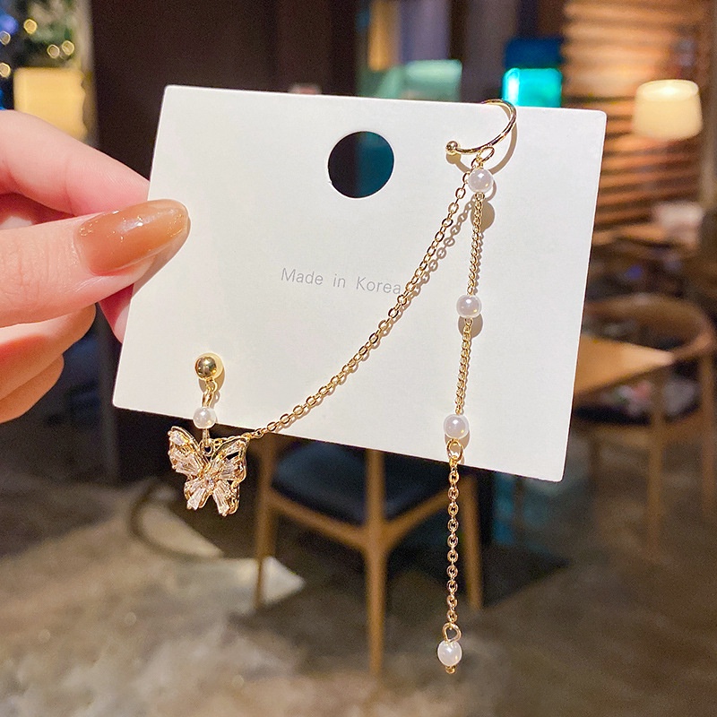 Anting AT79  Kualitas Premium S925 Made in Korea Premium Fashion Wanita Anting Lucu Unik Keren(1PCS) /Earring/Aksesoris/accessories/ Deluna/BS