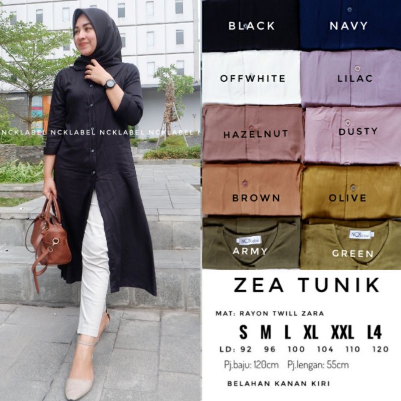 SIAP KIRIM PROMO 11.11 ZEA TUNIK READY SEKARANG  ZEA TUNIK BUSUI ZEA TUNIK BY NCKLABEL/ZEA TUNIK BY 
