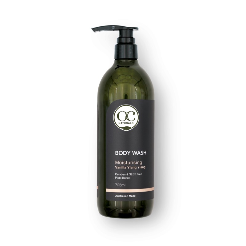 OC Naturals Body Wash Moisturising Vanilla Ylang Ylang 725 ml