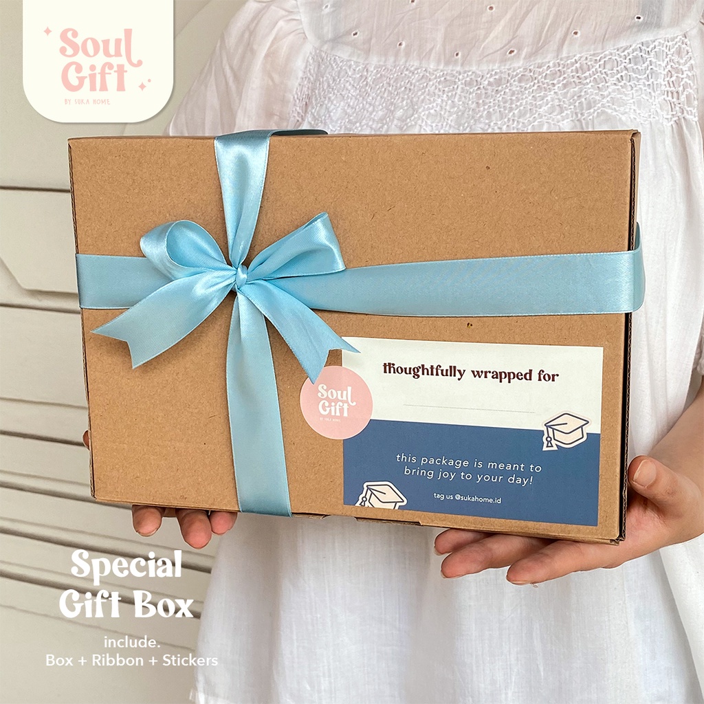 Graduation Gift Set | Hampers Wisuda | Kado Kelulusan Wisuda | Graduation Package Souvenir | Hampers Perayaan Kelulusan | Paket Hadiah | Paket Kado Gift Box | Hampers Scented Candle | Reed Diffuser Premium | NEW Gift Package - Soul Gift by Suka Home |