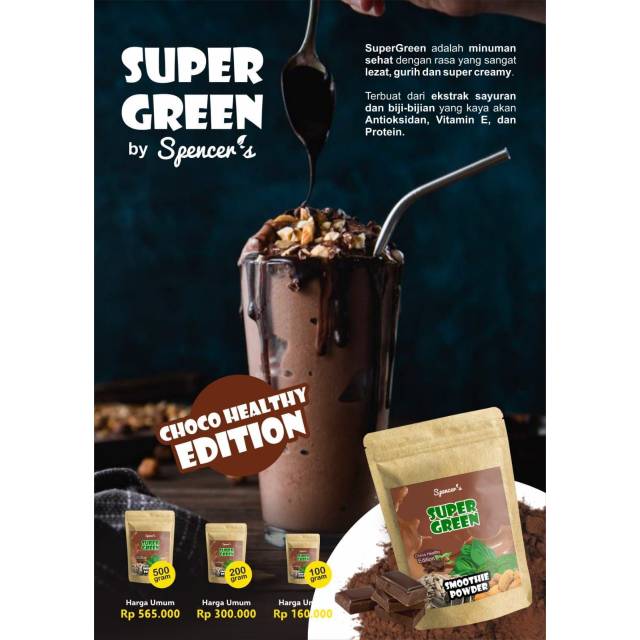 

Super Green by Spencer's Choco 100gr