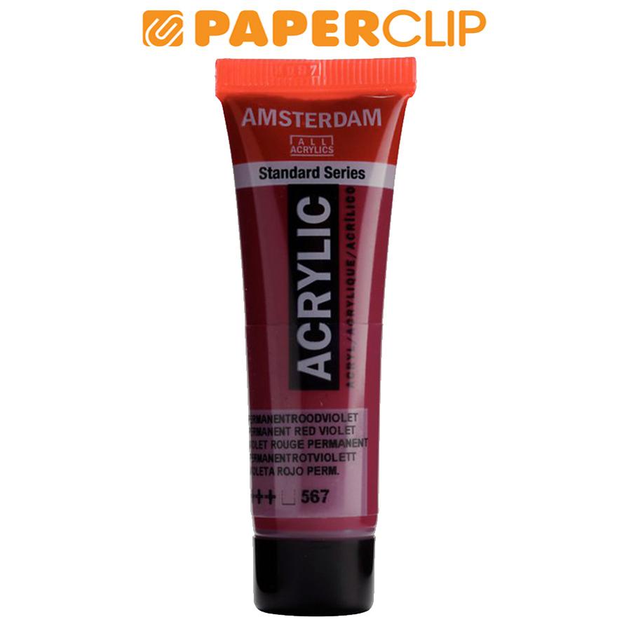 

CAT ACRYLIC AMSTERDAM S1 PERMANENT RED VIOLET 17045670AAC 20ML
