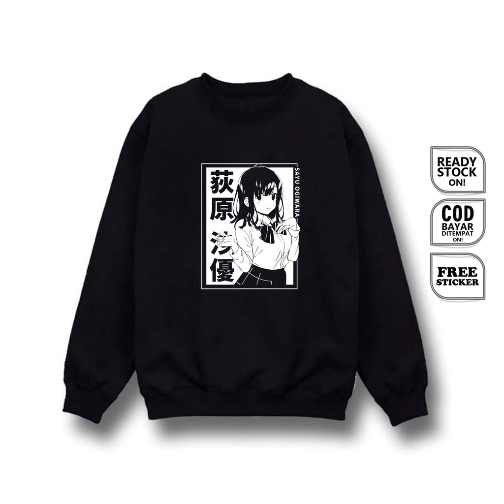 SWEATER WAIFU ANIME MANGA SAYU OGIWARA HIGEHIRO MIYUKI YOSHIDA HIGE WO SORU WIBU OTAKU BAJU JEPANG JAPAN CULTURE AIRI GOTOU YUZUHA MISHIMA ASAMI YUUKI KYOUYA YAGICHI ISSA YUUKO MASAKA SIGN CLOTH