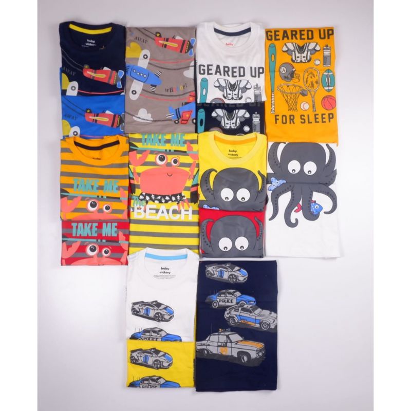 KAOS BABY VICTORY BOY KAOS ANAK LAKI-LAKI 1-4TH Baju Kaos Anak KAOS BABY VICTORY BOY KAOS ANAK LAKI LAKI KAOS ANAK COWOK