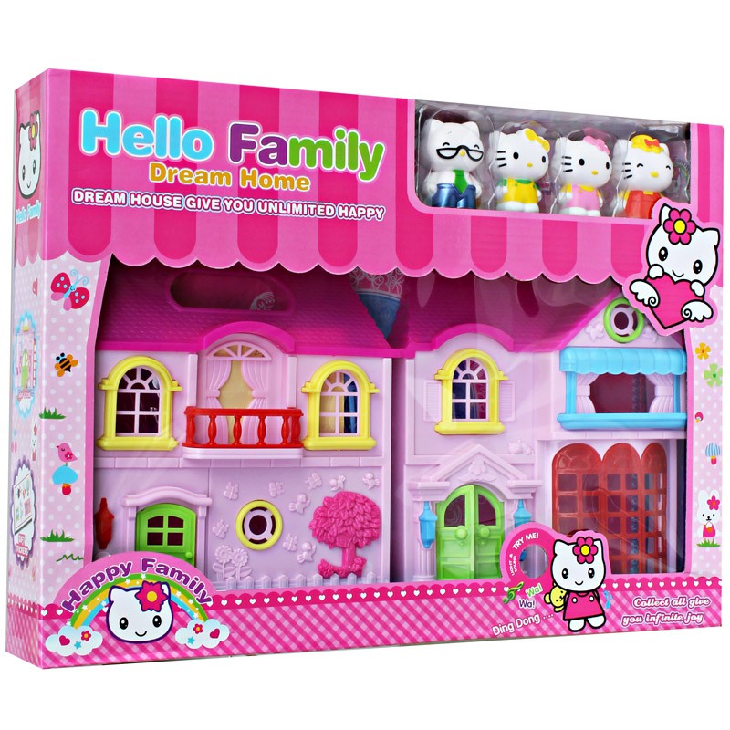 HELLO KITTY FAMILY DREAM HOME MAINAN  ANAK PEREMPUAN Hello 